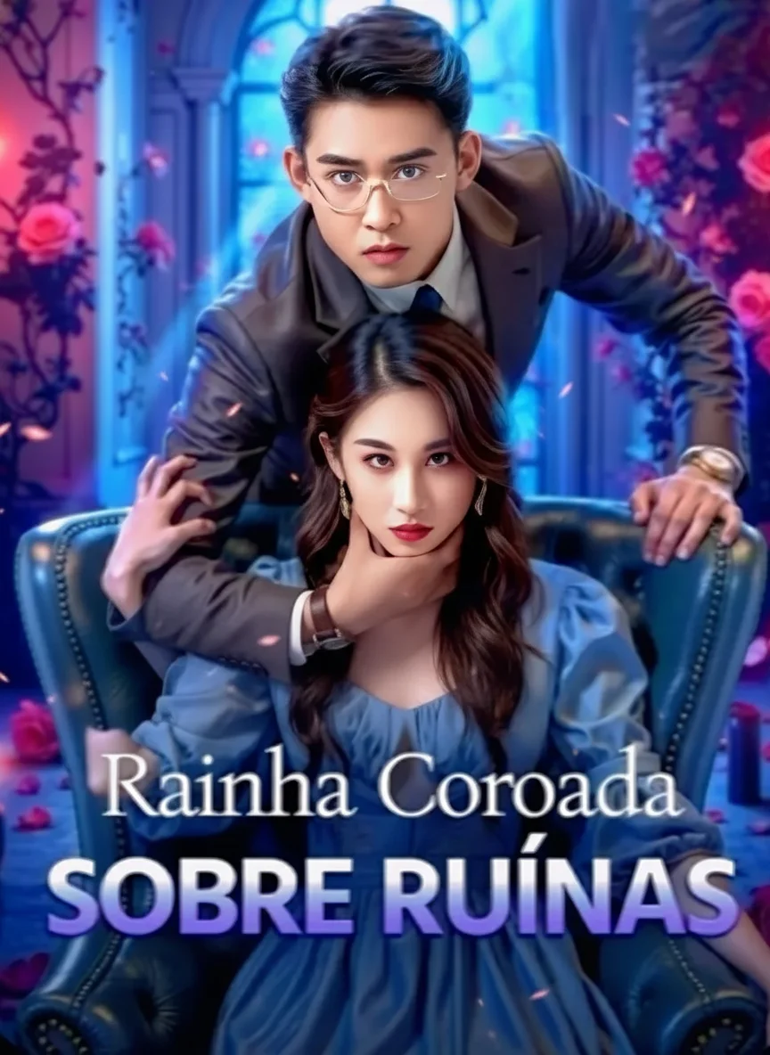 Capa de Rainha Coroada Sobre Ruínas