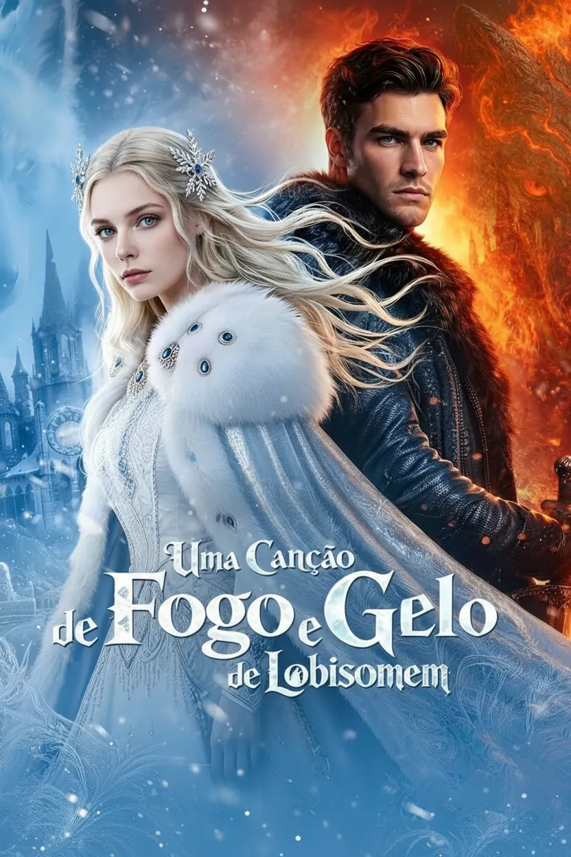 Capa de Uma Canção De Fogo E Gelo De Lobisomem