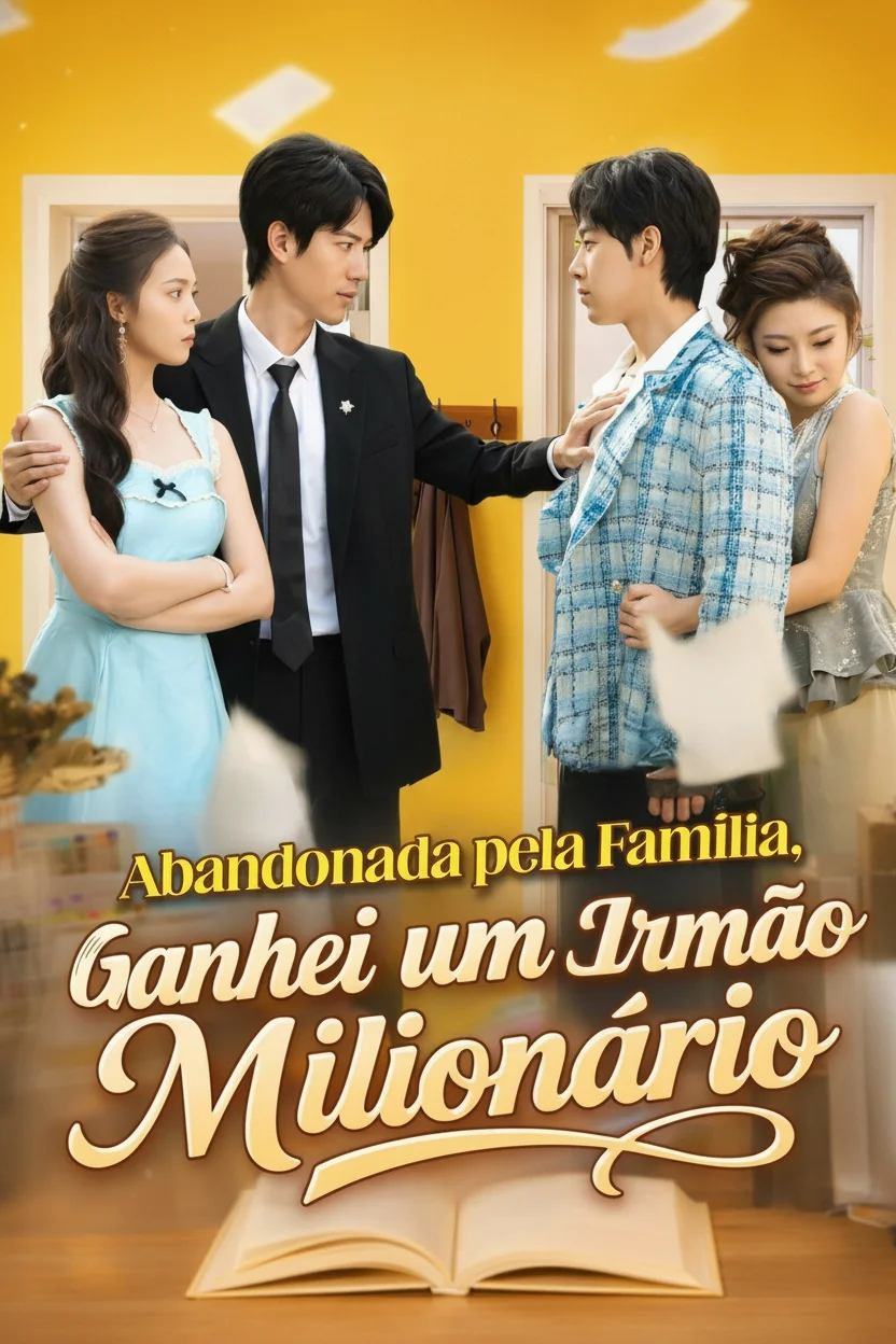 Capa de Abandonada Pela Família, Ganhei Um Irmão Milionário