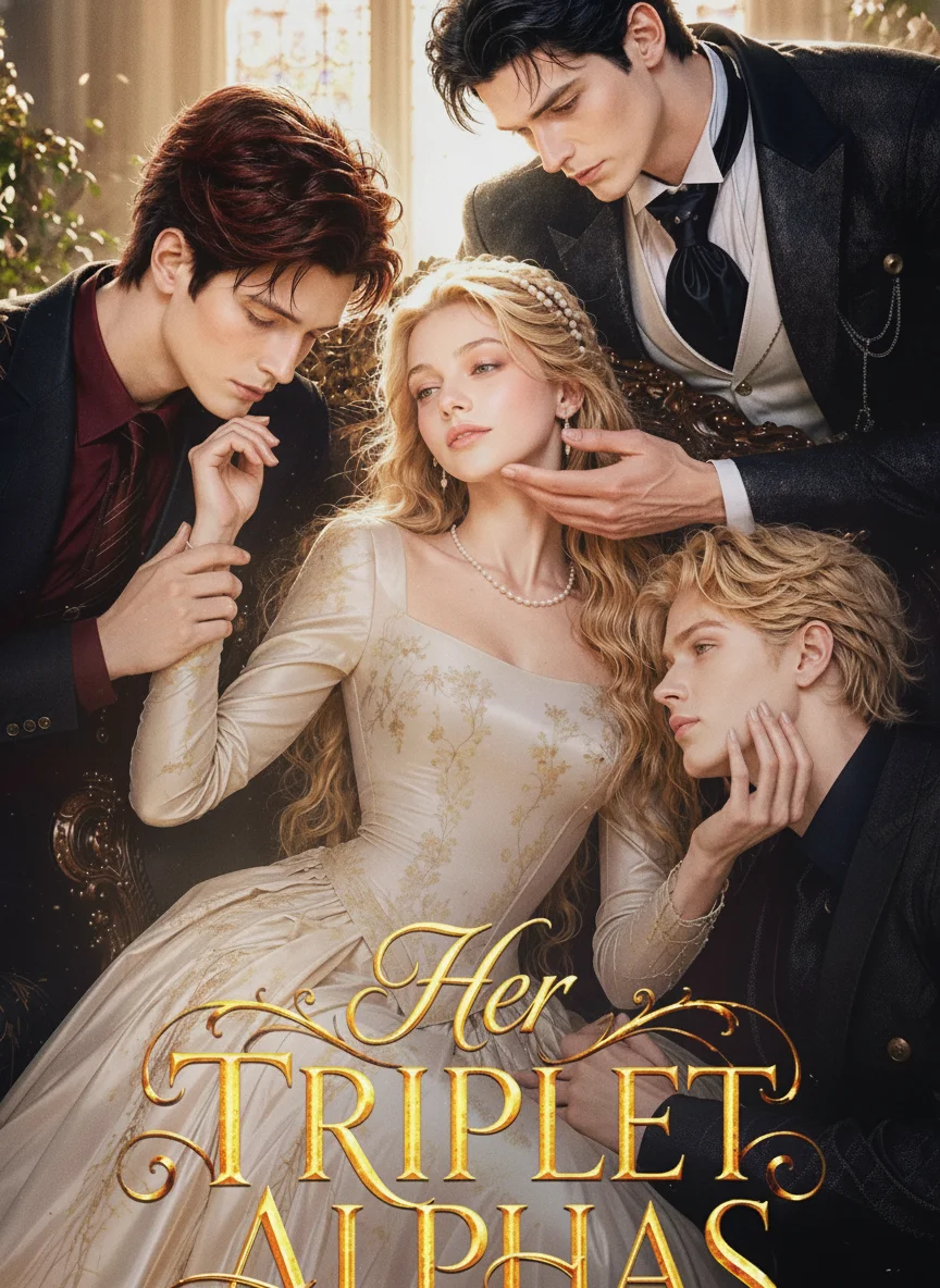 Capa de Seus Trigêmeos Alfas (Her Triplet Alphas)