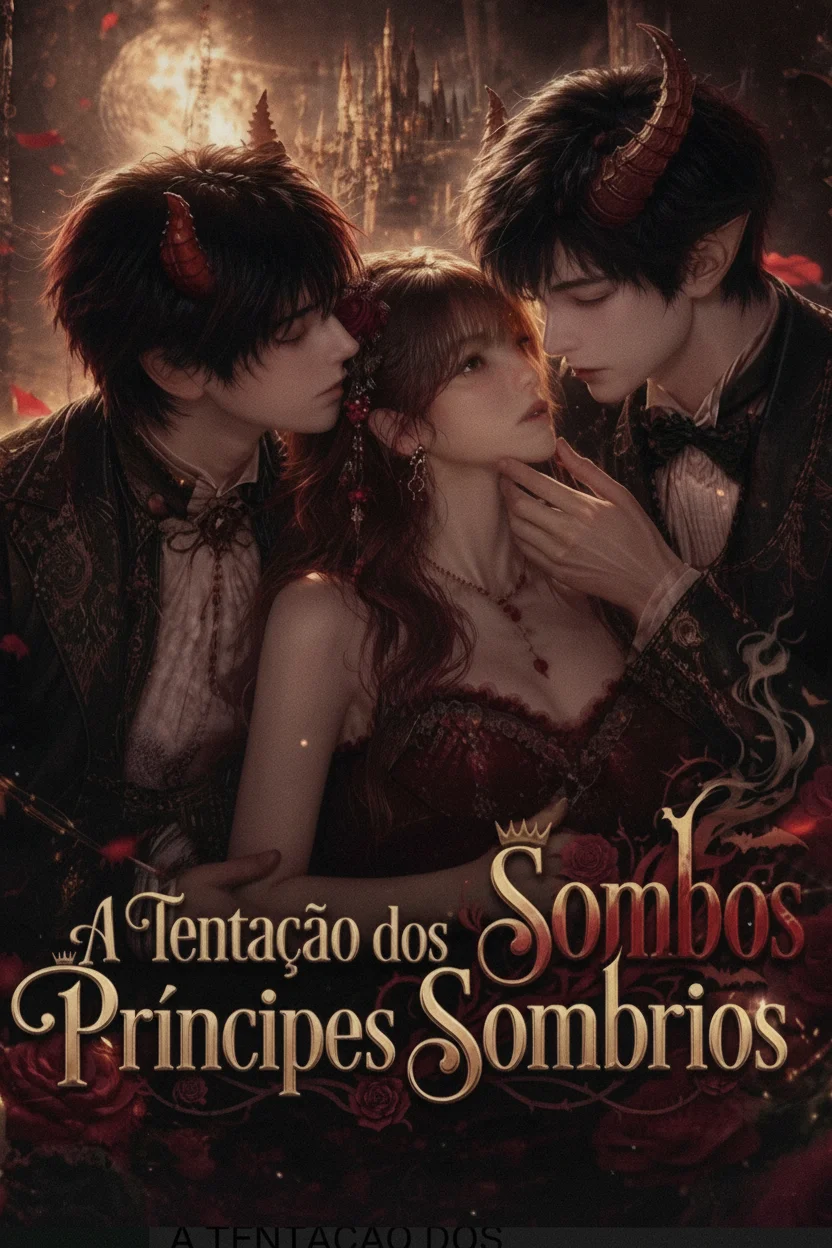 Capa de A Tentação Dos Príncipes Sombrios (Domando Os Gêmeos Íncubos) (Domando Os Súcubos Gêmeos)