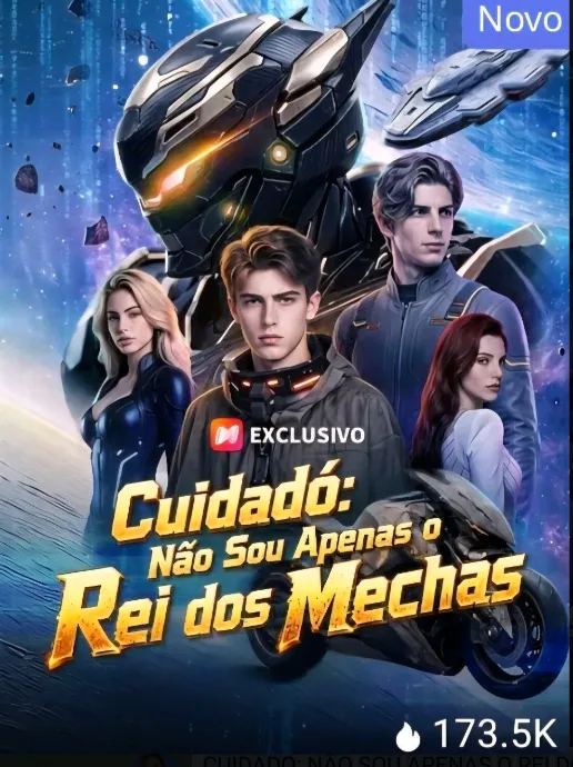 Capa de Cuidado Não Sou Apenas o Rei Dos Mechas