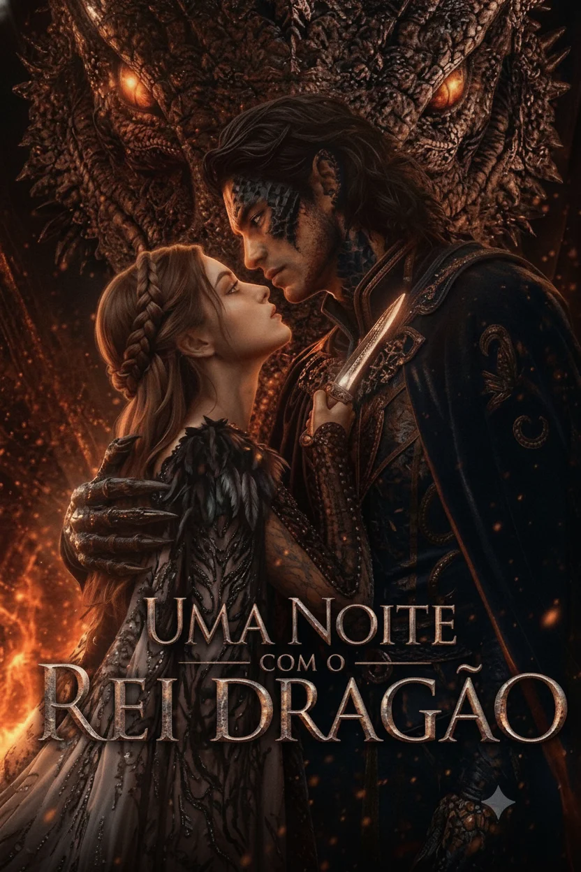 Capa de Uma Noite com o Rei Dragão
