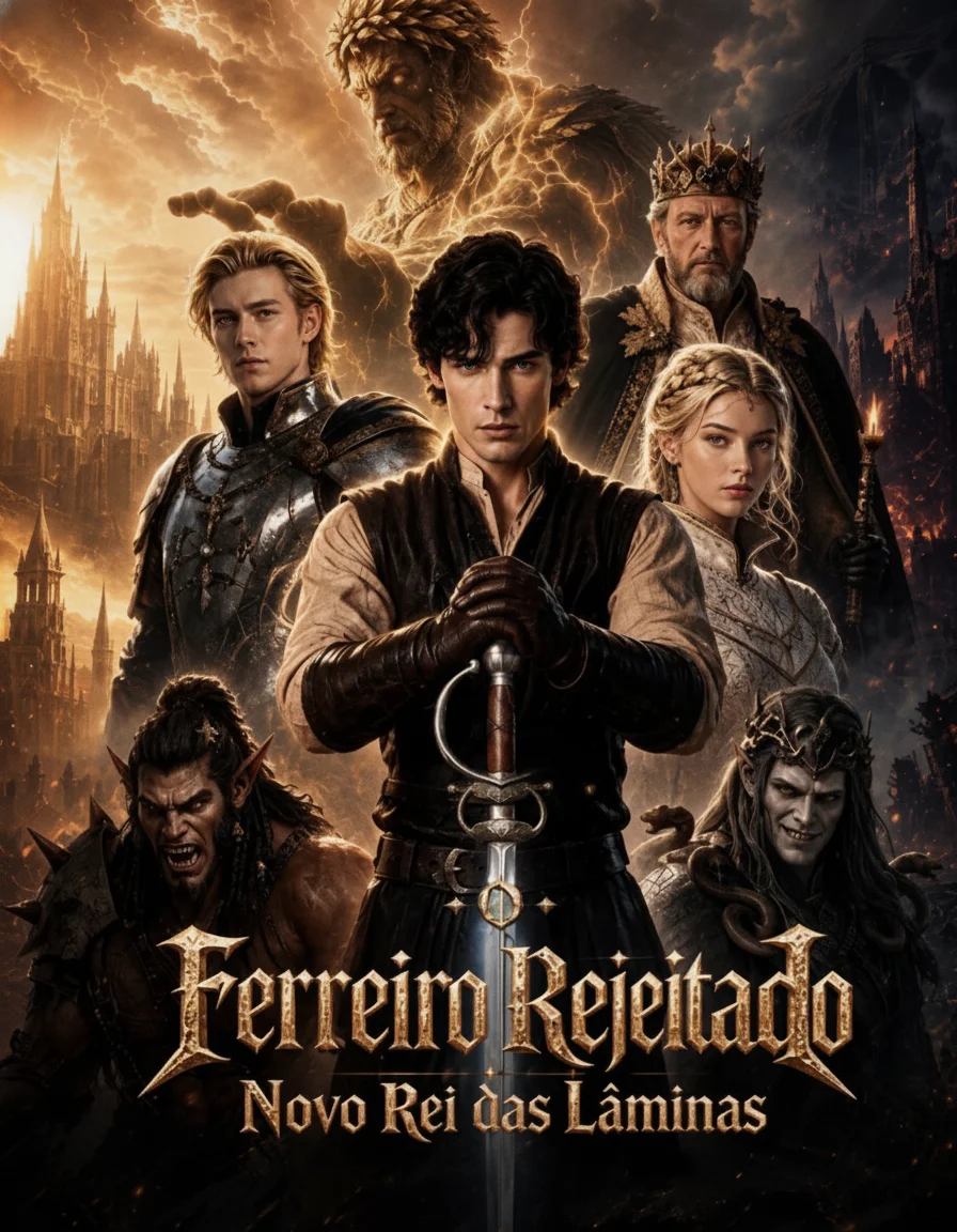 Capa de O Ferreiro Rejeitado, Novo Rei das Lâminas