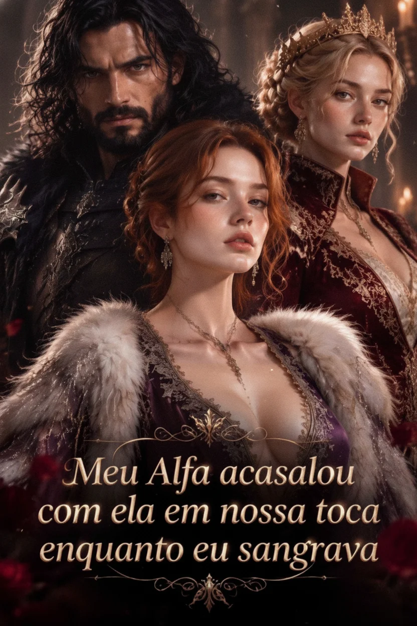 Capa de Meu Alfa Acasalou com Ela em Nossa Toca Enquanto Eu Sangrava