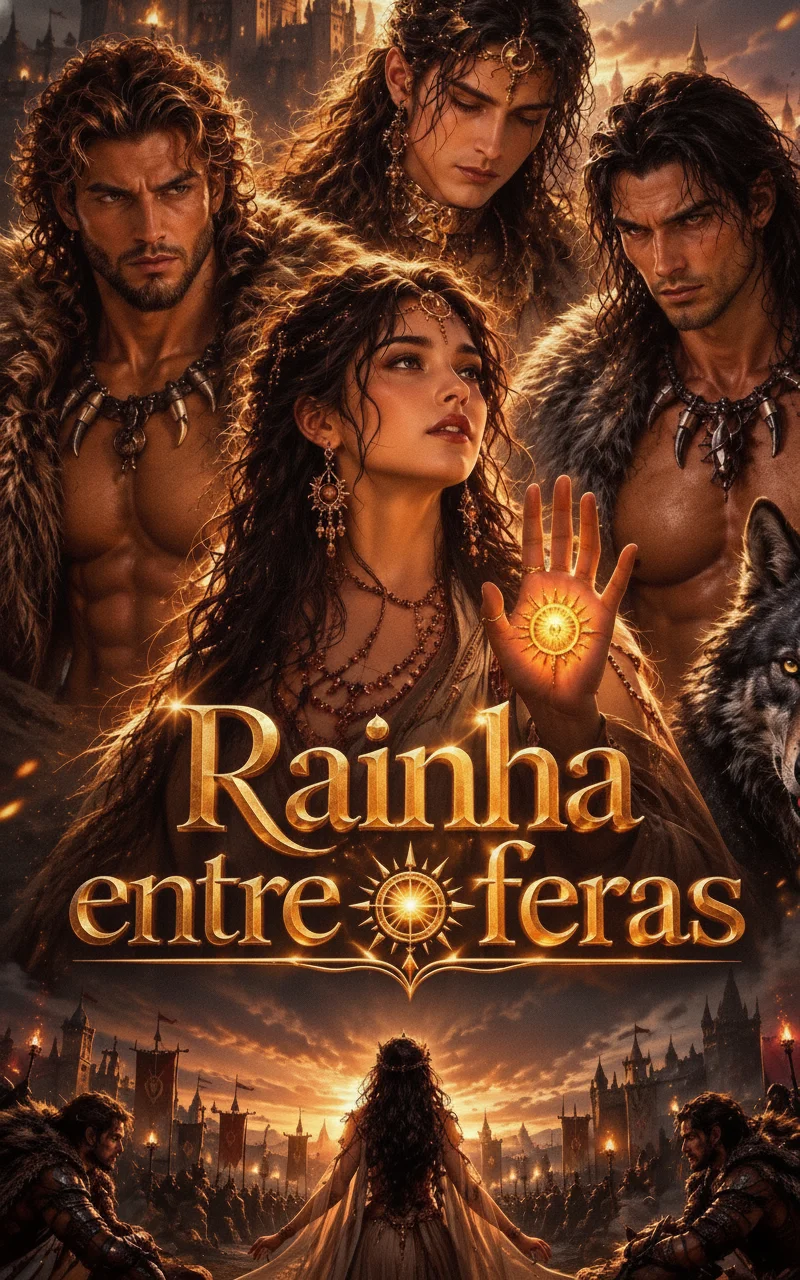 Capa de Rainha Entre Feras